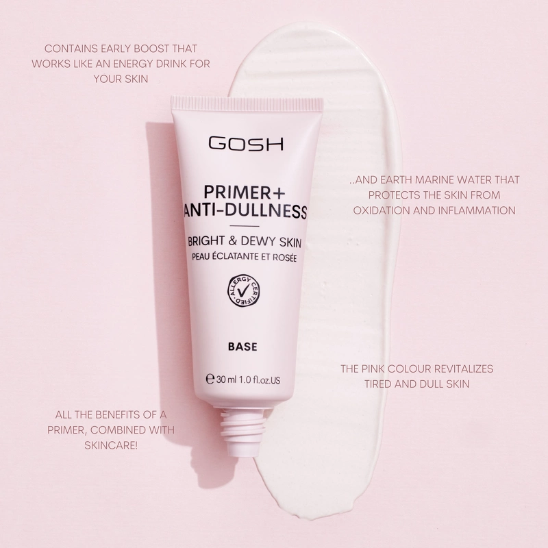 GOSH Primer Plus + 30 Ml - 009 Anti-Dullness 2 GOSH Primer Plus + 30 Ml - 009 Anti-Dullness - Billede 2