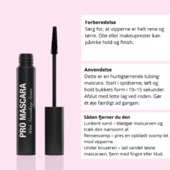 2 X Lantz Cph Pro Mascara Fairy 7 Ml - Black -Makeup Revolution Salgsbutik lantz cph 2 x pro mascara fairy black 1751432985