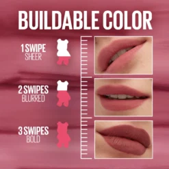 Maybelline Superstay Teddy Tint Lipstick 5 Ml - 50 Wild At Heart -Makeup Revolution Salgsbutik maybelline superstay teddy tint lipstick 5 ml 50 wild at heart 1756369869
