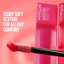 Maybelline Superstay Teddy Tint Lipstick 5 Ml - 50 Wild At Heart -Makeup Revolution Salgsbutik maybelline superstay teddy tint lipstick 5 ml 50 wild at heart 1756369889